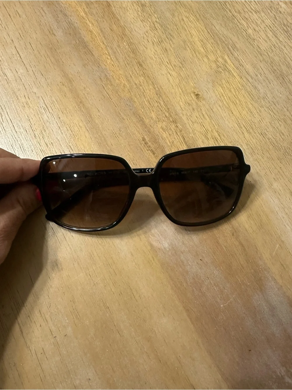 Michael Kors Oversized Square Sunglasses - Black